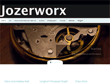 Tablet Screenshot of jozerworx.com